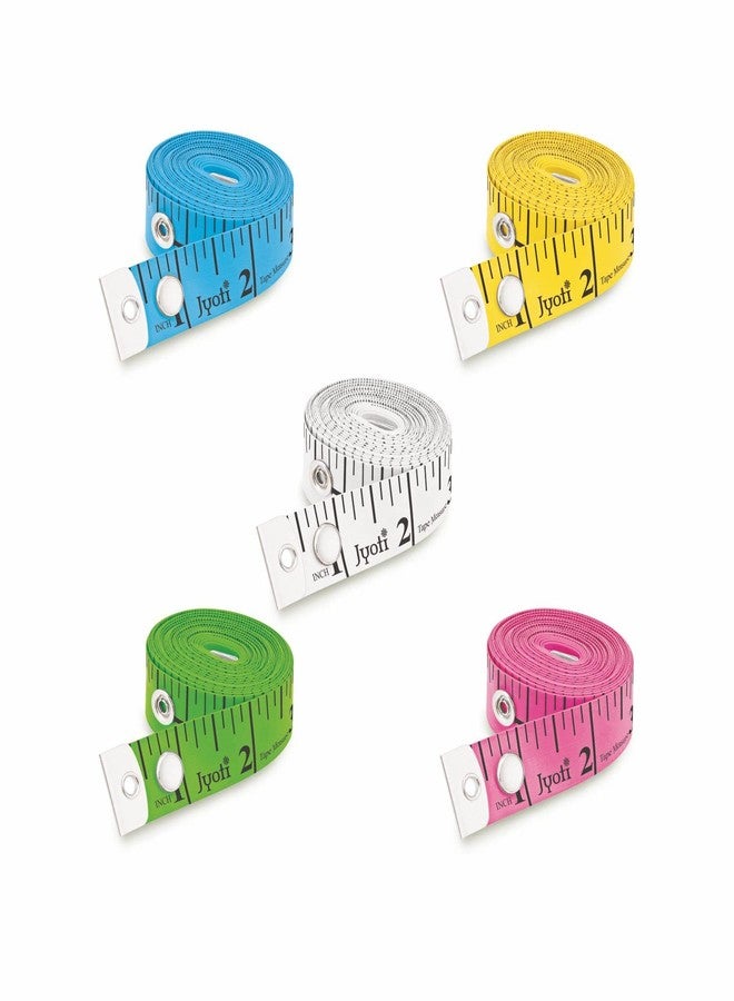 Jyoti 38313 Tape Measure for Body Measurement, Sewing Dressmaking Ruler, Durable Soft Flexible Inch Tape for Measurement, Length 120 Inches / 300cm - Width 20mm - Pack of 2 - Image 1